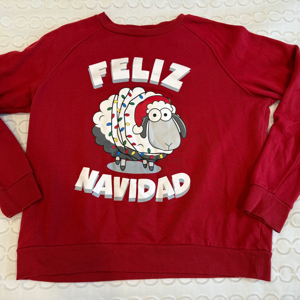 Festive Red Christmas Sweater
